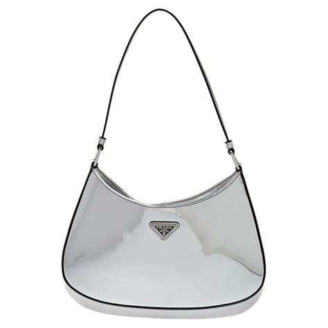 silver prada bag cleo|prada cleo bag celebrities.